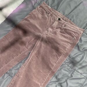 American Eagle Mauve Corduroy Boot Cut Pants
